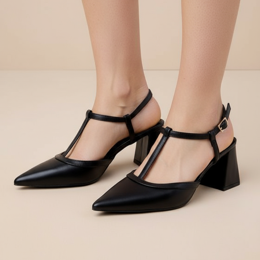 Sage Green Square-Toe Mary Janes